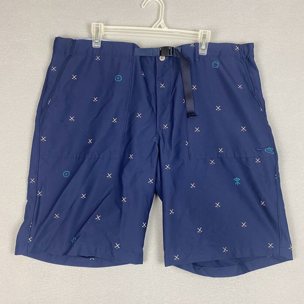 Nike Men's 42 Golf Flex Charms Chino Shorts Navy Dri-FIT Slim Fit CQ4877-451